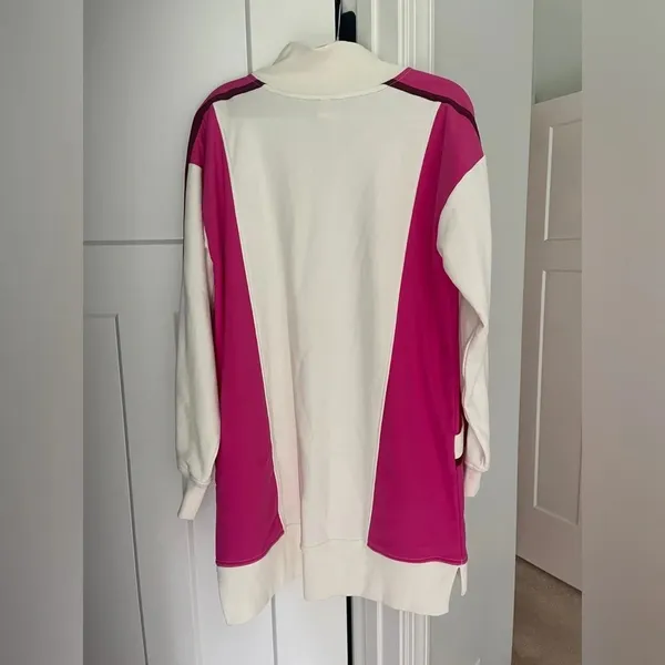 Daily Practice by Anthropologie Sporty Colorblock‎ Twofer Mini Dress Pink - Image 5
