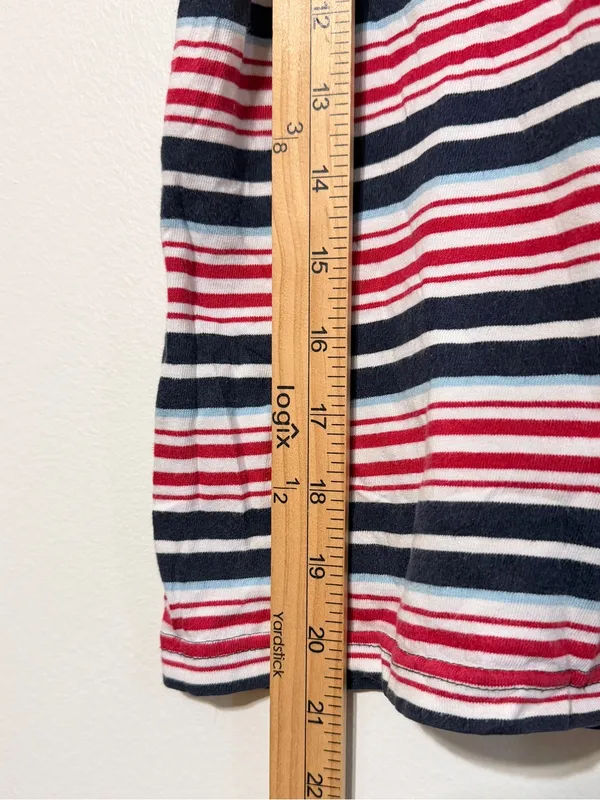 Ralph Lauren Striped Tee Size Medium Women’s Vintage Y2K Cotton Rugby USA Shirt - Image 11
