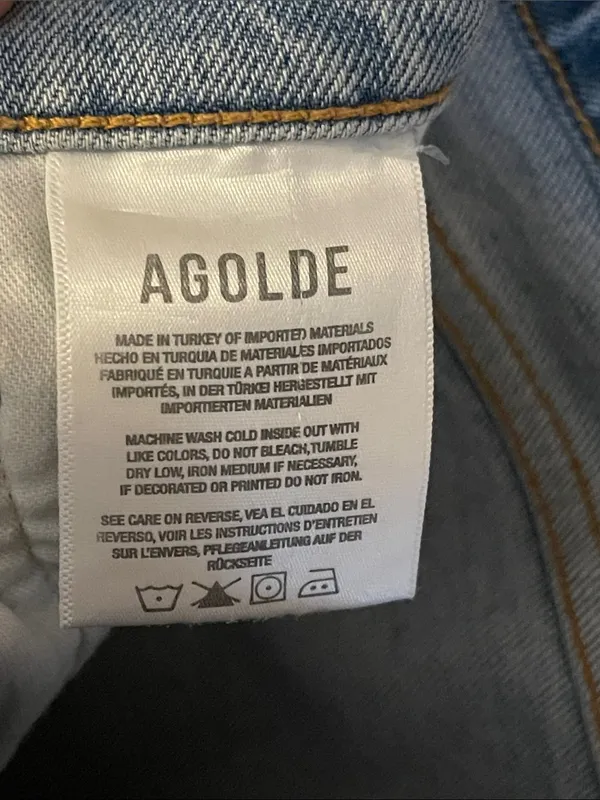 AGOLDE JEANS SIZE 26 - Image 4