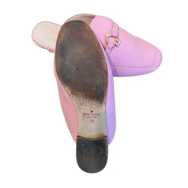 Kate Spade pink leather mules - Image 6