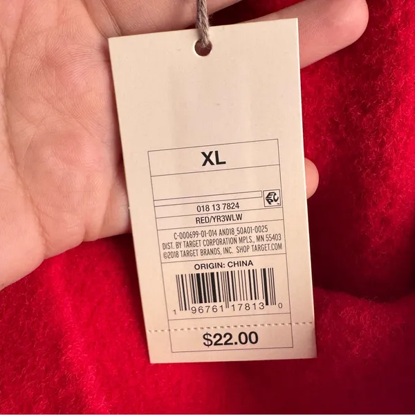 NWT A New Day Red Knit Sweater Tank Top - Image 7