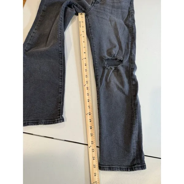 Levis Wedgie Straight Jeans Women 27 High Rise Stretch Cotton Punk Distressed - Image 5