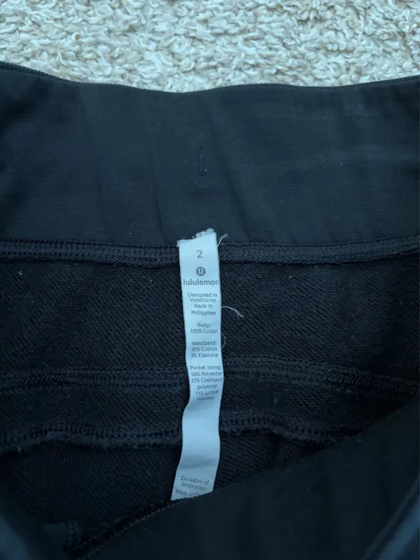 Black Lululemon Joggers - Image 4