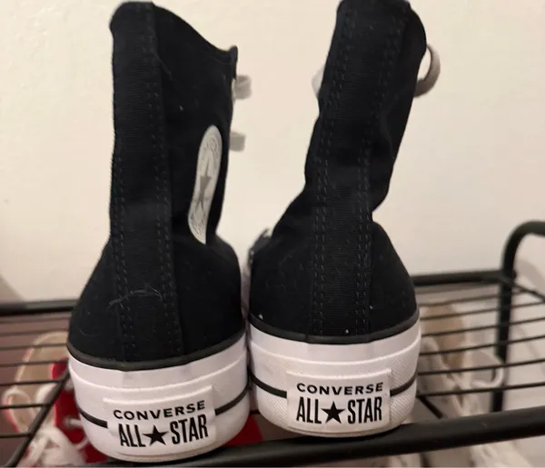 Black Platform Converse High-Top - Image 5