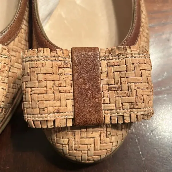 Stuart Weitzman Tan Candy Cork Flat Shoes(6.5M) - Image 13