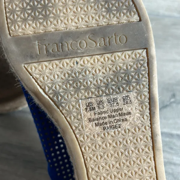 Franco Sarto slip on wedges - Image 6
