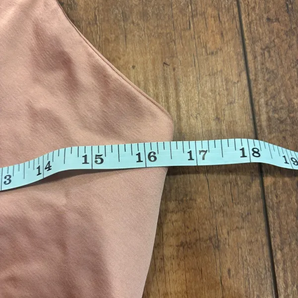 Significant Other Aria Dress Nougat Pink Satin Cowl Neck Maxi Size 6 Event Guest - Image 8