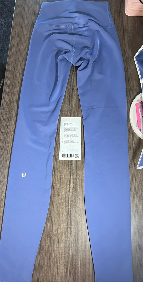 Lululemon Wunder Train High-Rise 28" Leggings Waterdrop - Image 2