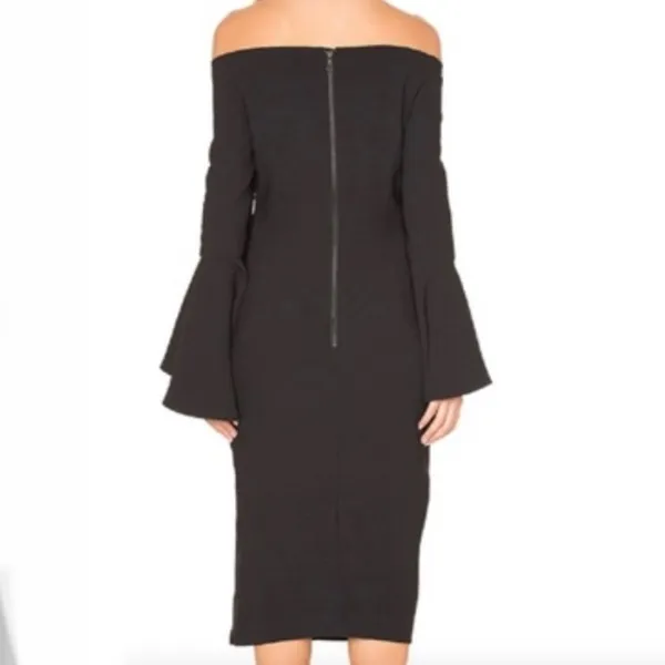 NWT Bardot Solange‎ Dress in Black Size 8 - Image 2