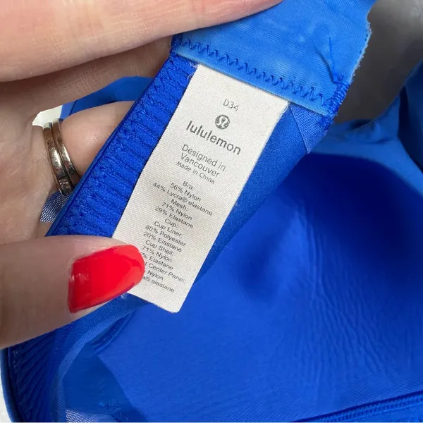 Lululemon Blue Wireless‎ Swift Speed Bra - Image 6