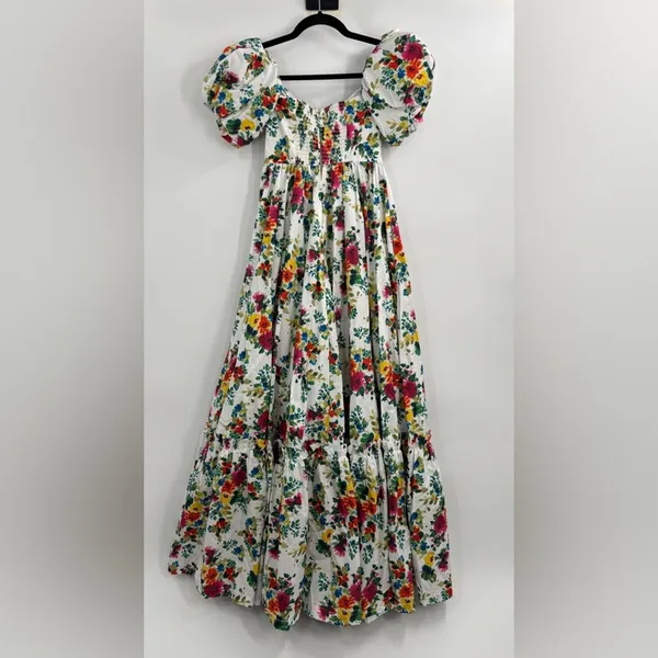 Cara Cara Payton Off-Shoulder Cutout Poplin Maxi Dress - Image 6