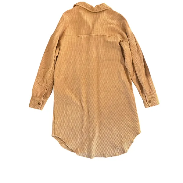 Anthropologie Pilcro Duster Shacket in Taupe Size‎ Small - Image 4