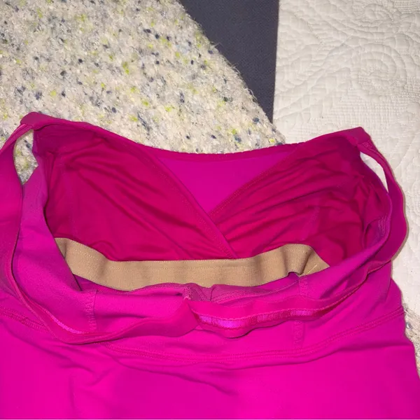 Lululemon Women’s Cross My Heart Tank Top. Color: Paris Pink. Size: 4. - Image 8