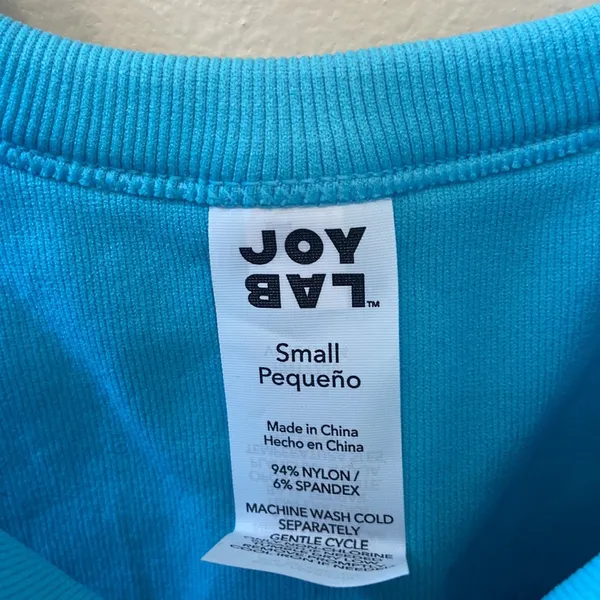 Joy Lab Sky Blue Seamless Bra size small - Image 5