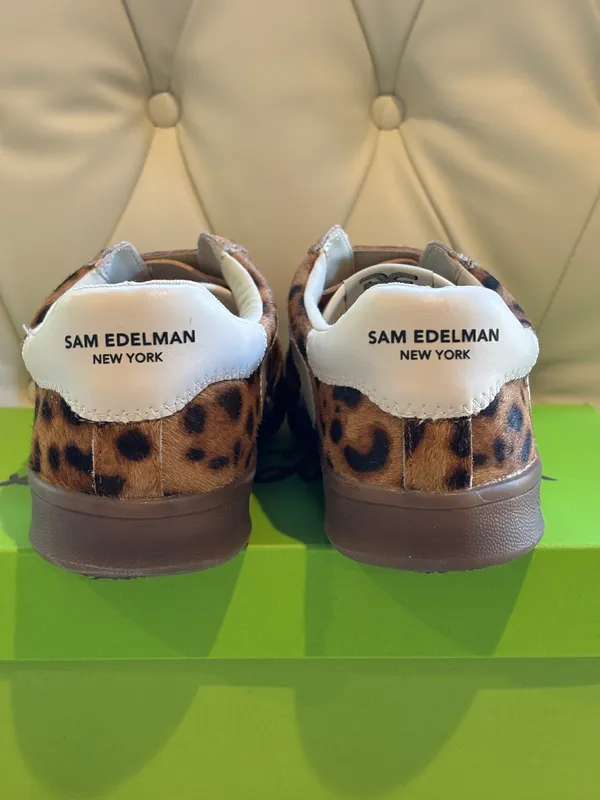 Sam Edelman Animal Print Sneakers with Velcro - Image 9
