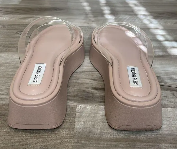 Steve Madden clear platform sandals - Image 2