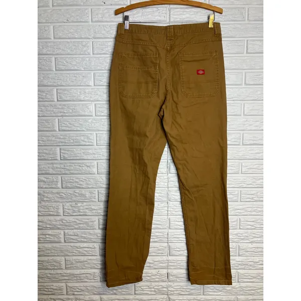 Dickies Carpenter Pants Women 10 Brown Excellent Urban Outfitters Duck Canvas‎ - Image 3