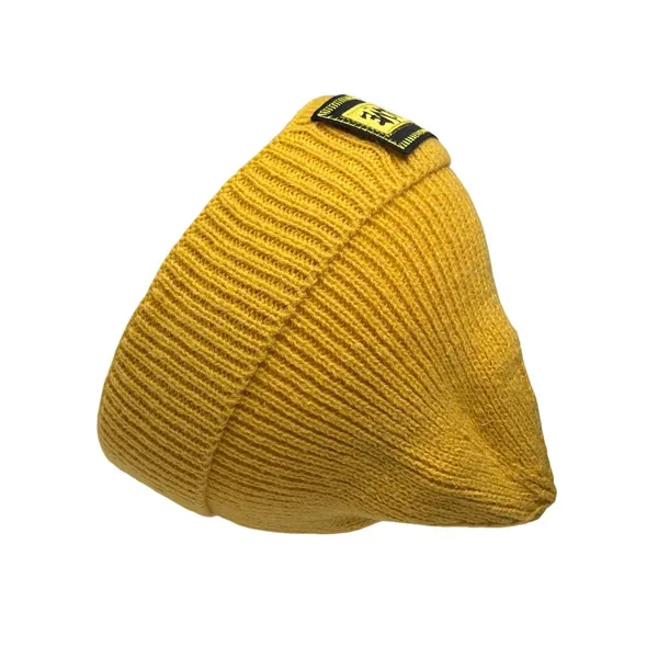 Unisex Knit Cap Beanie Double Layer Winter Hat Yellow‎ NEW Outdoor Gorpcore OS - Image 2