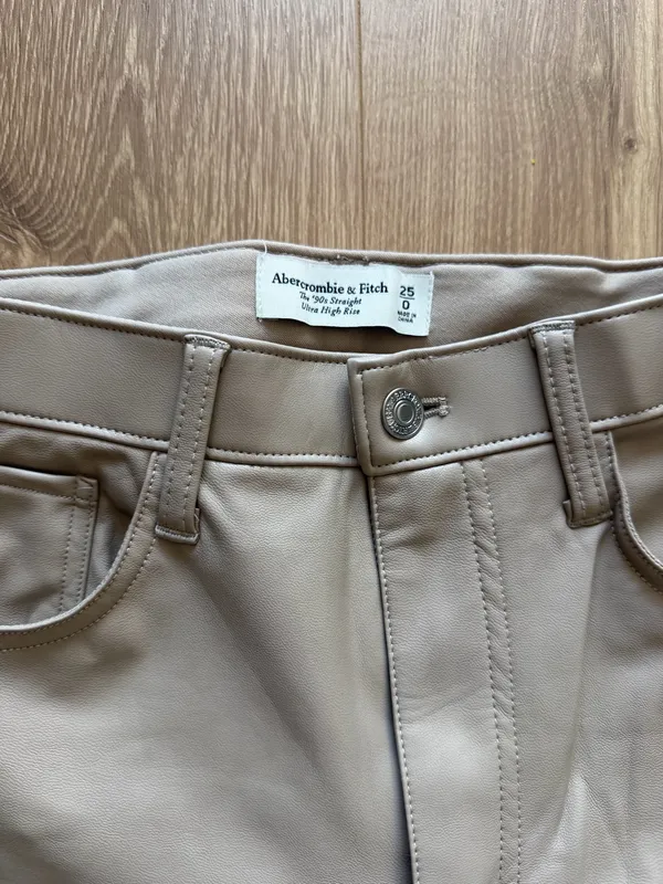 Abercrombie Pants Leather - Image 2