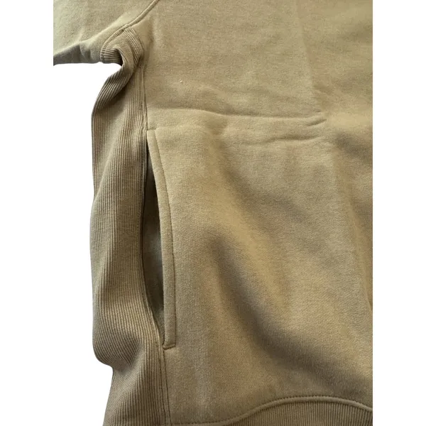 Xersion Women's Plus 2X Oversized Half Zip Pullover Sweatshirt Tan NEW - Image 11