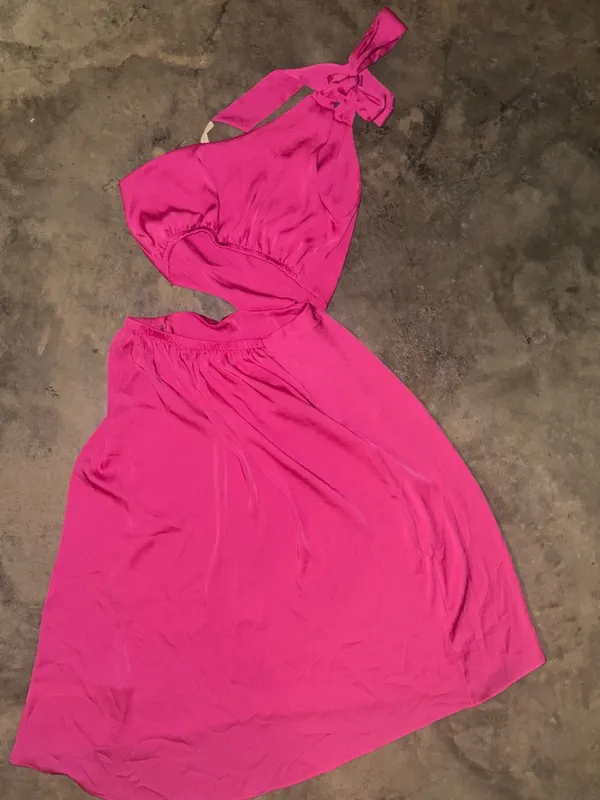 Tyche Vibrant Hot Pink Dress Piece - Image 4