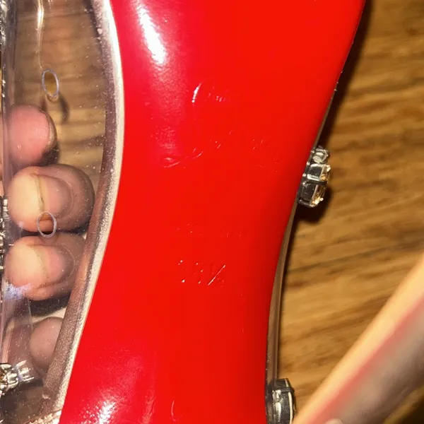 Christian Louboutin Degraqueen Clear Pointed Toe Pump size 38.5 - Image 11