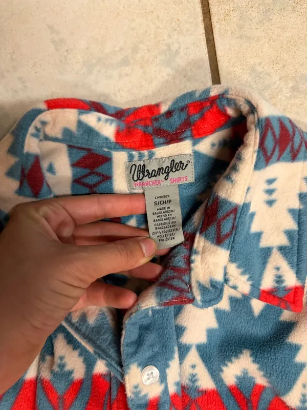 Wrangler Fleece Jacket Aztec  - Image 2
