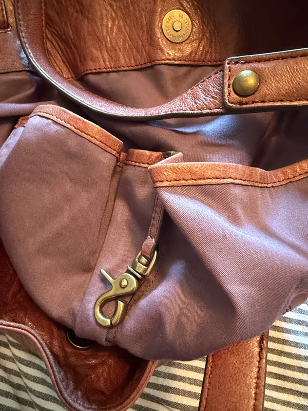 Kooba Shoulder Bag Brown Leather - Image 4