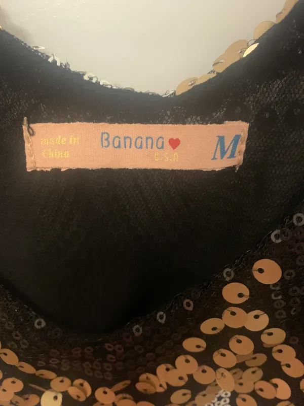 Banana Sequin Semi-Formal Dress - Image 4