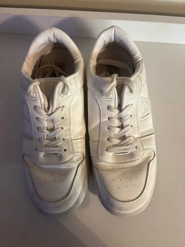 White Vintage Havana Sneakers - Image 2