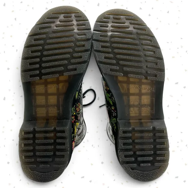 Dr. Martens 1460 Floral Bloom Venus Flytrap Butterfly Print Leather Boots Size 6 - Image 11