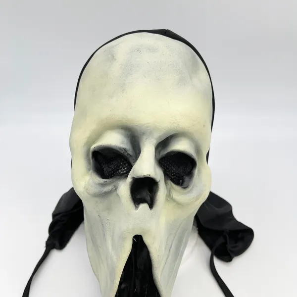Paper Magic Group Halloween Scream Mask Vintage 2003 Hooded Skull Ghoul Adult - Image 3