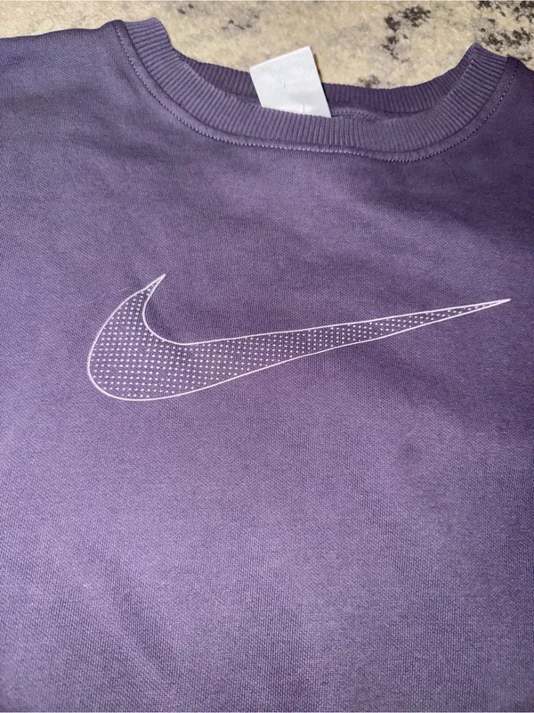 Nike Crewneck Sweatshirt with Swoosh - Image 2