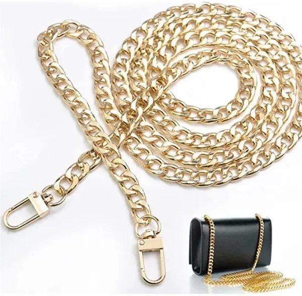 NIB Purse Chain Strap Shoulder Crossbody Replacement Straps with Metal Buckles - Image 2