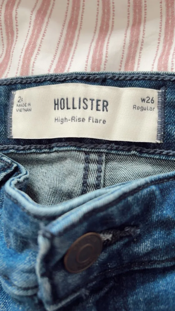 Hollister flare ripped jeans  - Image 4