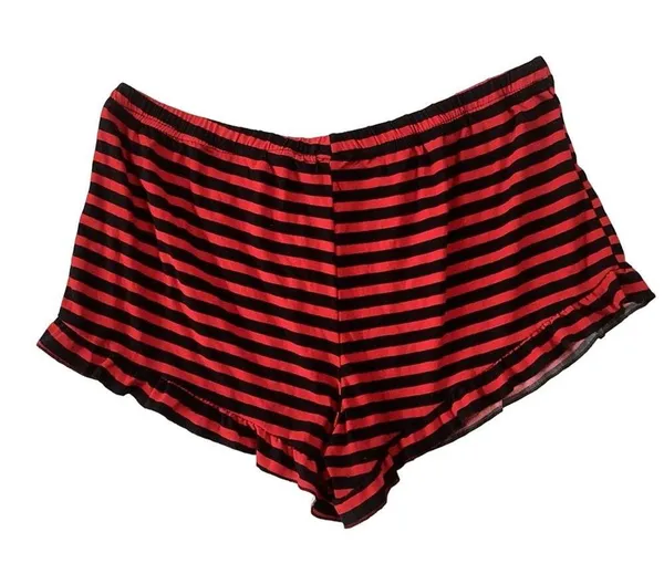 Soft Pajama Shorts Red Size XL - Image 3