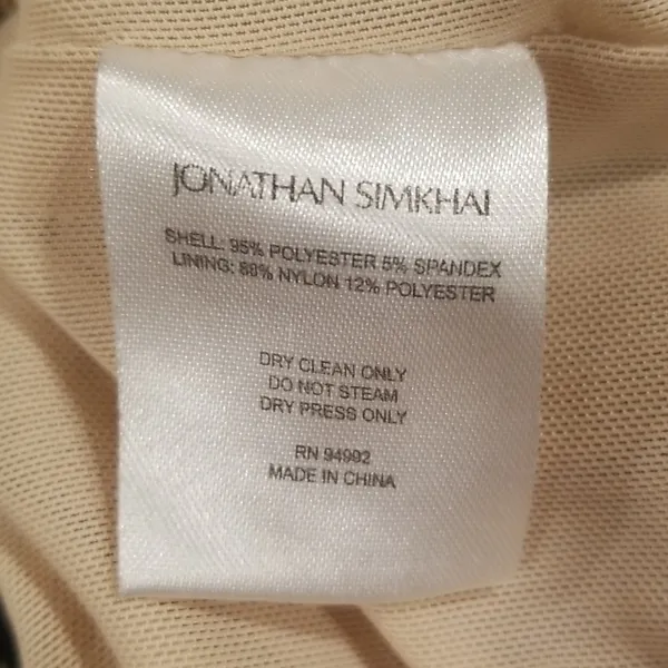 💕JONATHAN SIMKAI💕 Sequin Ruched Front Top ~ Champagne Medium - Image 10