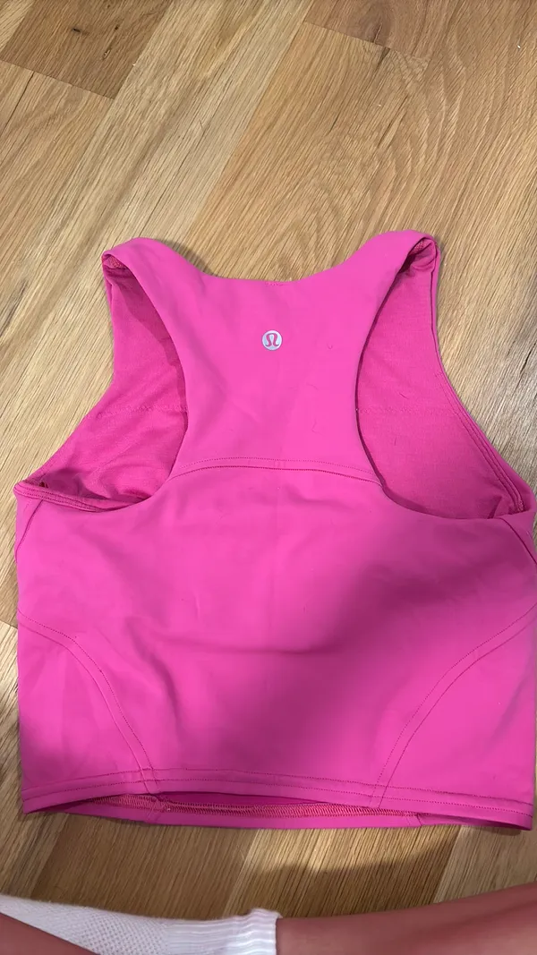 Lululemon Tank Top Built-In Bra 0 Pink Sports - Image 2