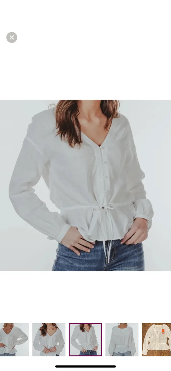 The Normal Brand White Blouse - Image 5