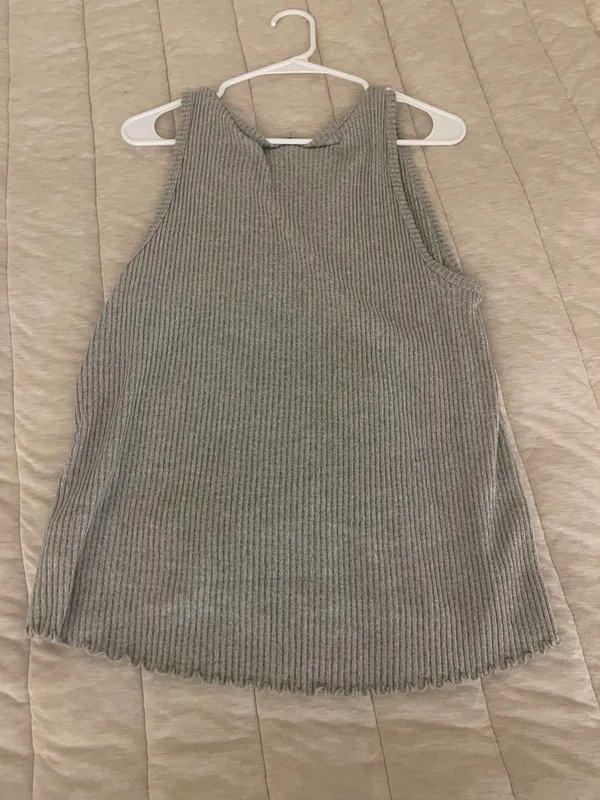 American Eagle Gray Tank Top - Image 2
