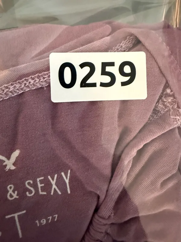 American Eagle Soft & Sexy‎ Long Sleeve Shirred Yoke Henley Tunic Top - Image 6