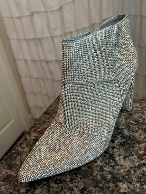 Steve Madden Noticed-R Crystal Booties - Image 3