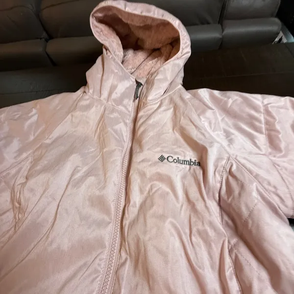 Columbia Women's Pink Kruser Ridge III Hooded Insulated Jacket WL0247 Medium - Image 5