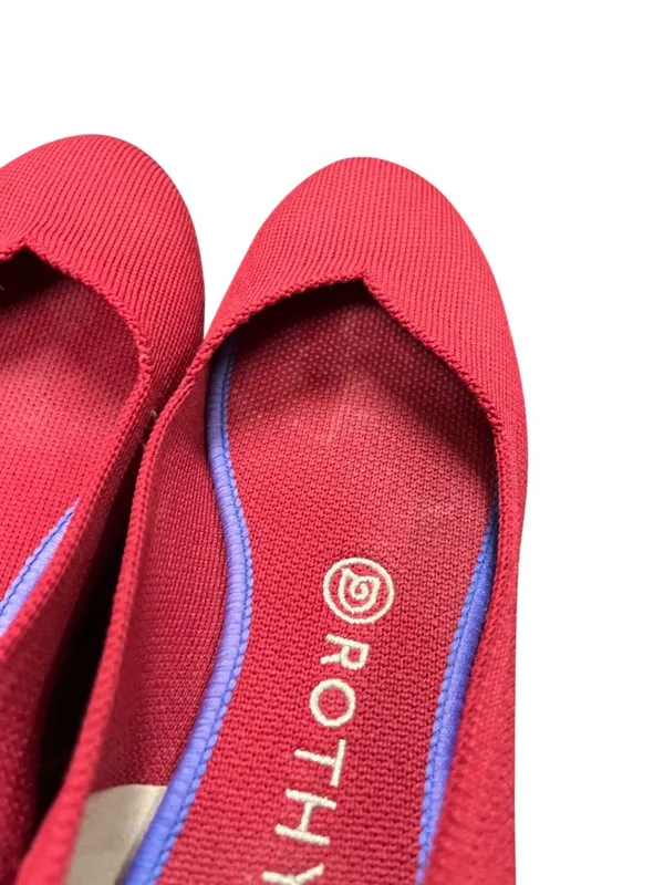 Rothy's The Point womans red knit pointed flats shoes sz 7.5 SKU 10-438 - Image 8