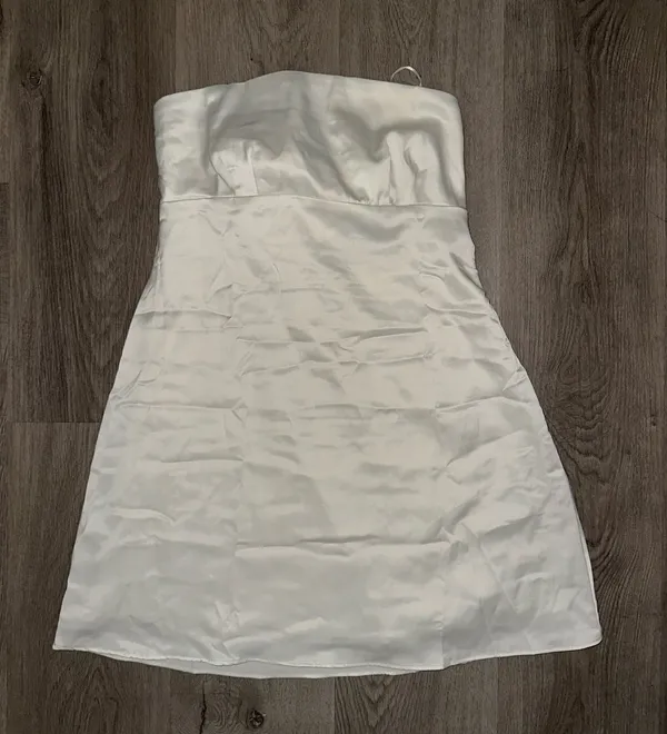 Urban Outfitters Silk Strapless Dress - Image 2