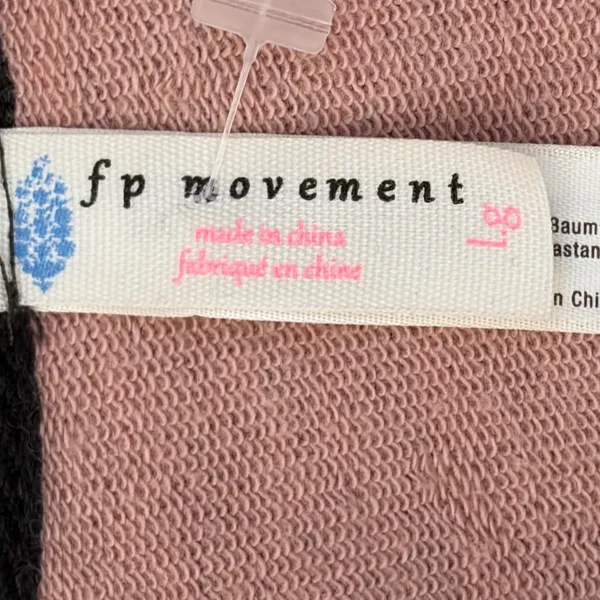 FP Movement San Jose Mauve Space‎ Dye Half Zip Hooded Sweatshirt Large EUC - Image 8