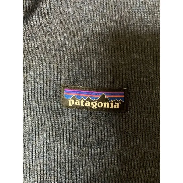Patagonia Better Sweater 1/4 zip fleece pullover navy women's size small - Image 5