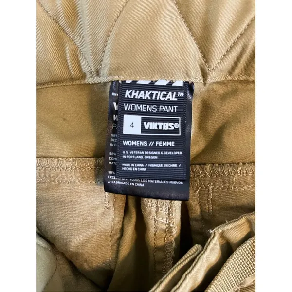 Viktos Khaktical Women’s Utility Outdoor Work Pants Size‎ 4 - Image 2
