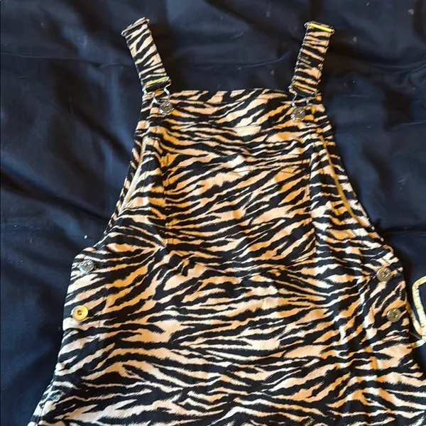 H&M Zebra Print Dress - Black and Cream - Image 2