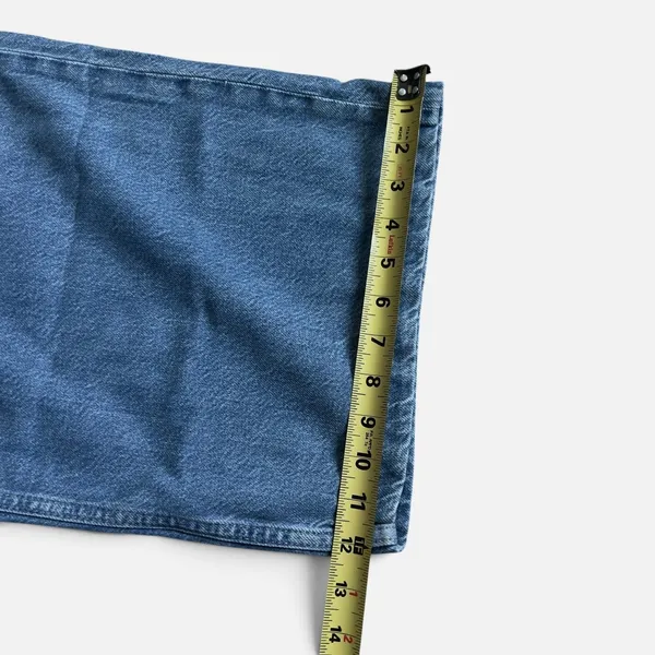 GAP UltraSoft Baggy Jeans Womens 27 4R Mid Rise Wide Leg Blue Denim NWT - Image 8